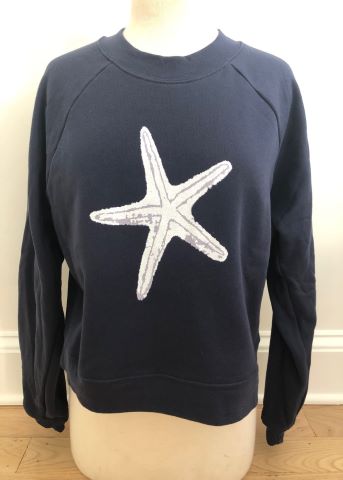 Cropped “Boston” sweatshirt in a size small. Super