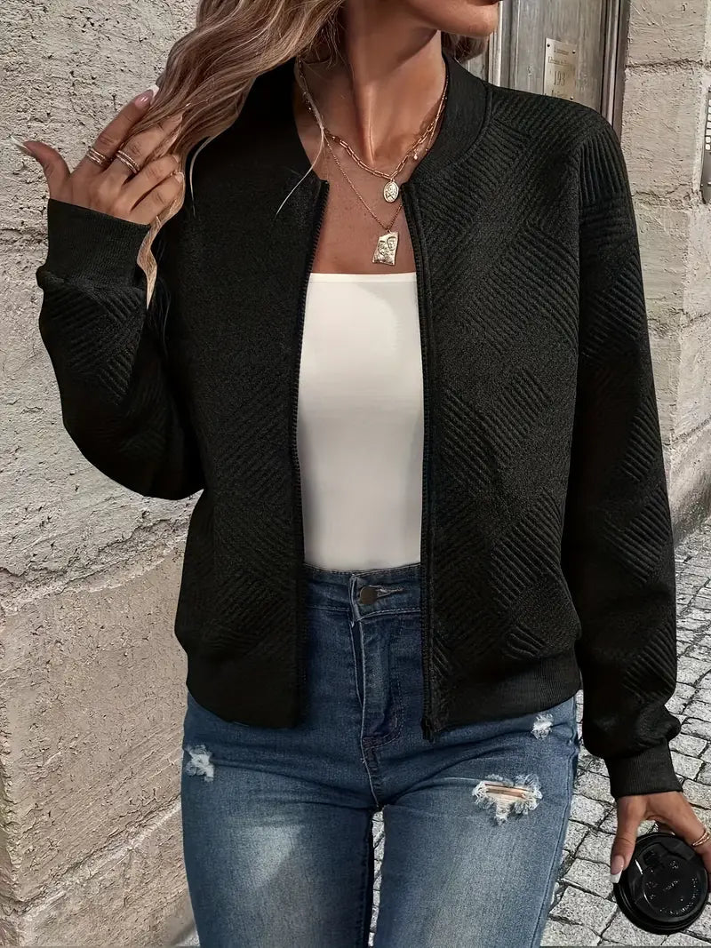 Emma | Women’s Winter Casual Zipper Long Sleeve Cardigan