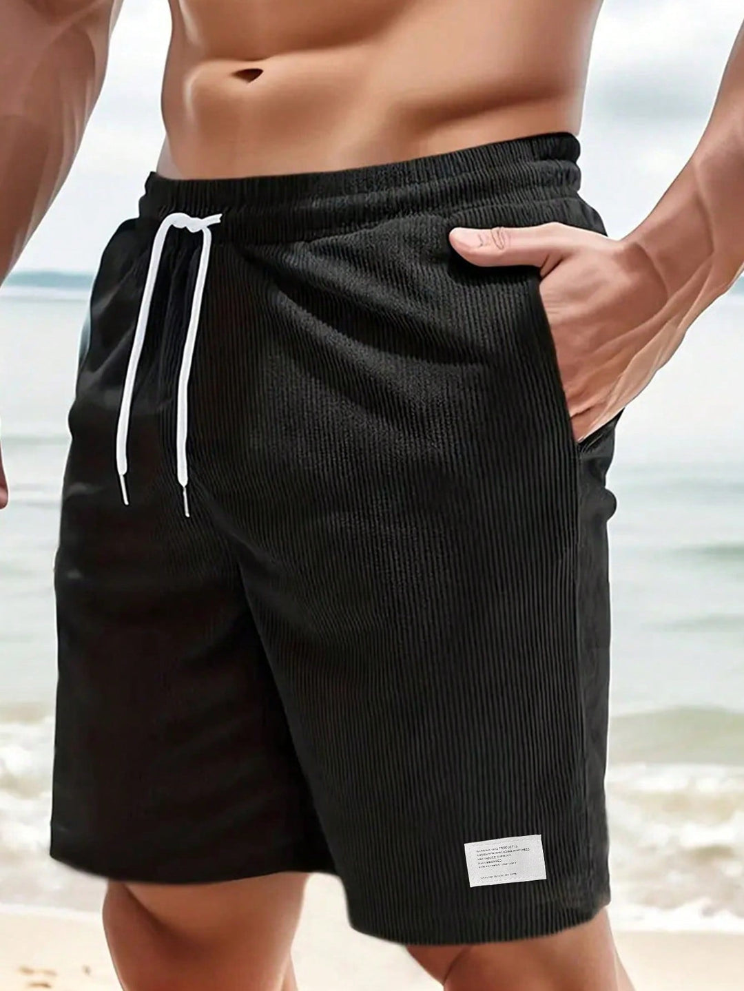Derek | Men Relaxed Fit Casual Drawstring Shorts