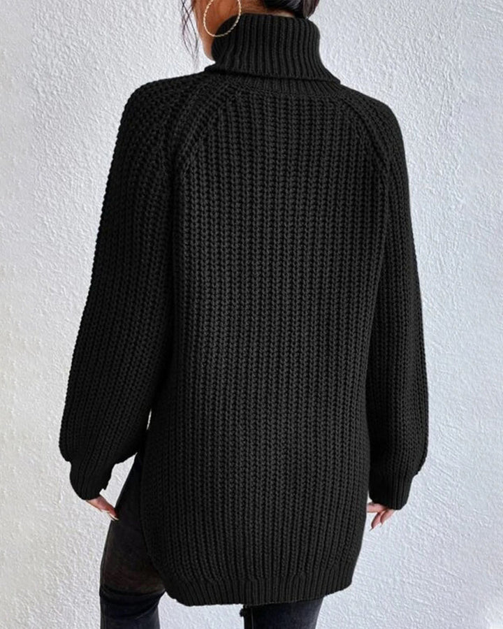 Olivia | Women’s Cozy Winter Ribbed Knit Sweater