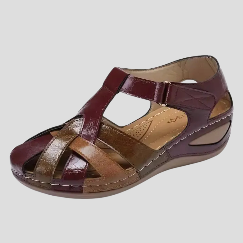 Daisy | Women Spring Colorblock Closed Toe Sandals