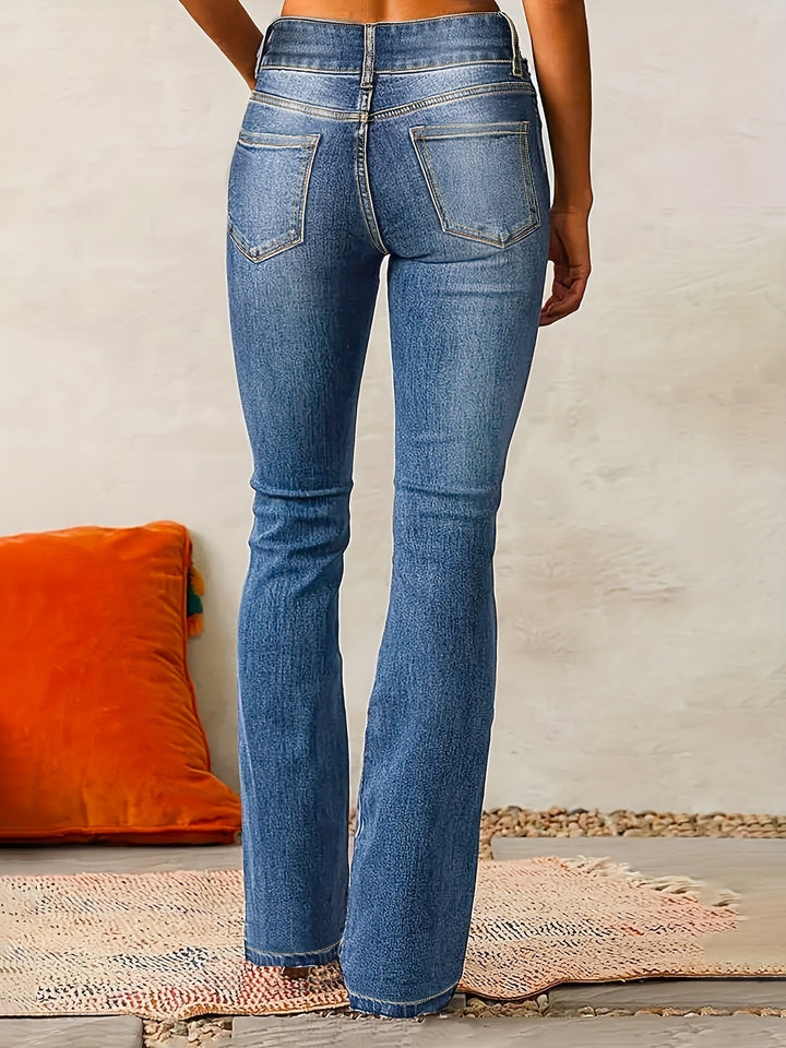 Ella | Women’s Winter Flare Leg High Waist Bootcut Pants