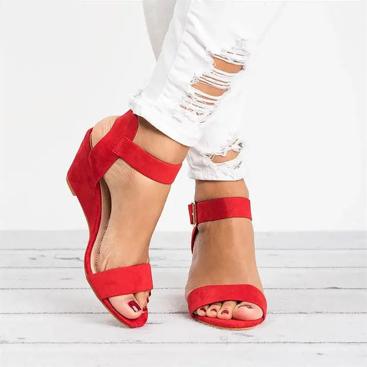 Makayla | Women’s Spring Ankle Strap Wedge Sandals