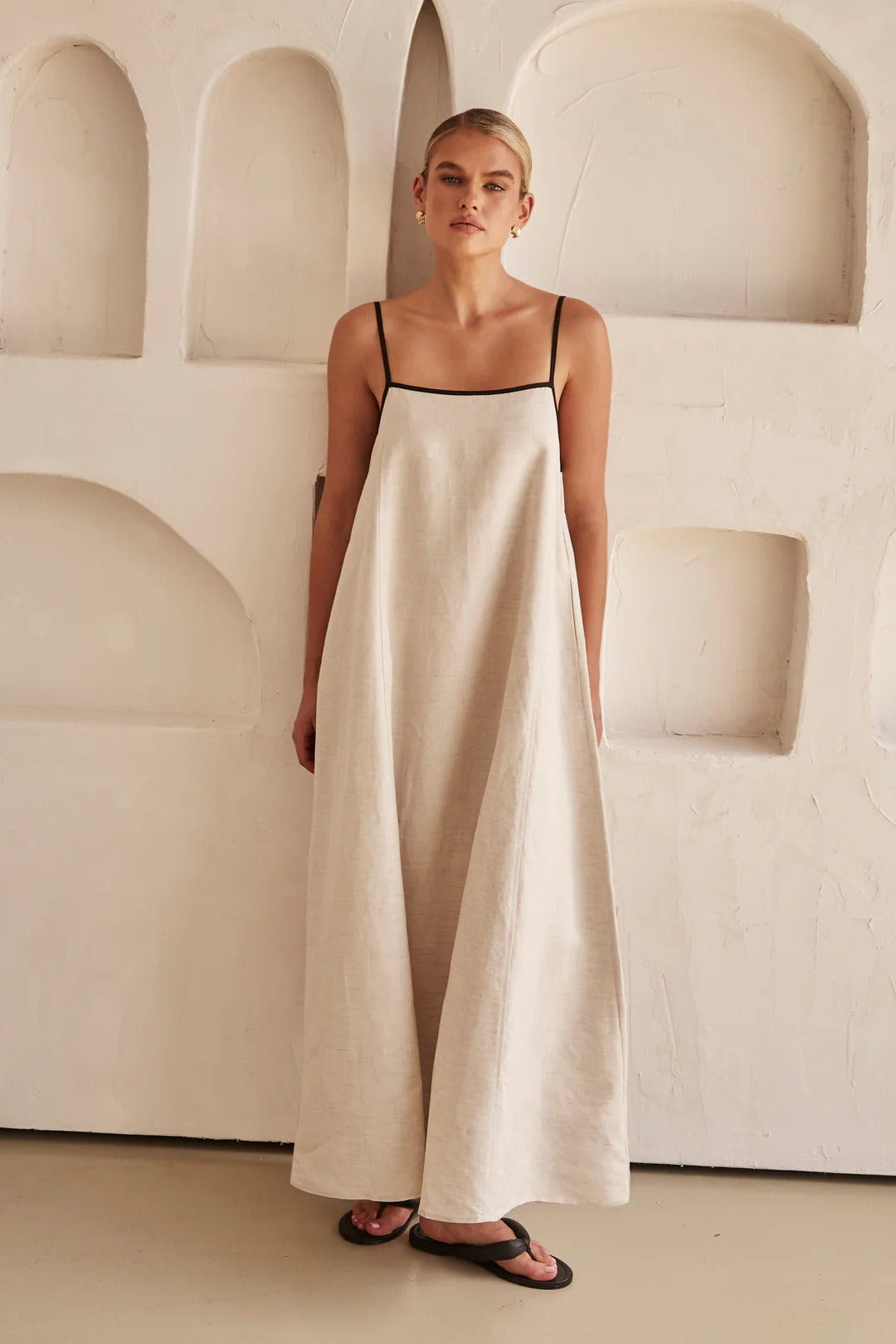 Jessica | Women's Spaghetti Strap Maxi Wedding Guest Dress