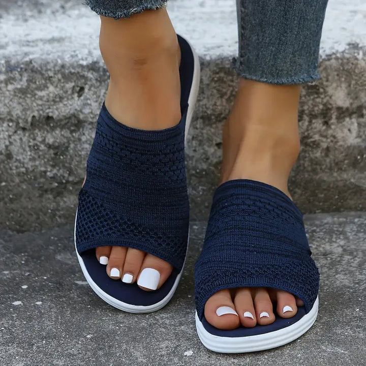 Rose | Womens Orthopedic Slip On Slide Sandals