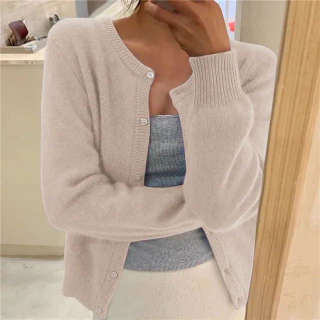 Erica | Women’s Winter Casual Long Sleeve Button Cardigan