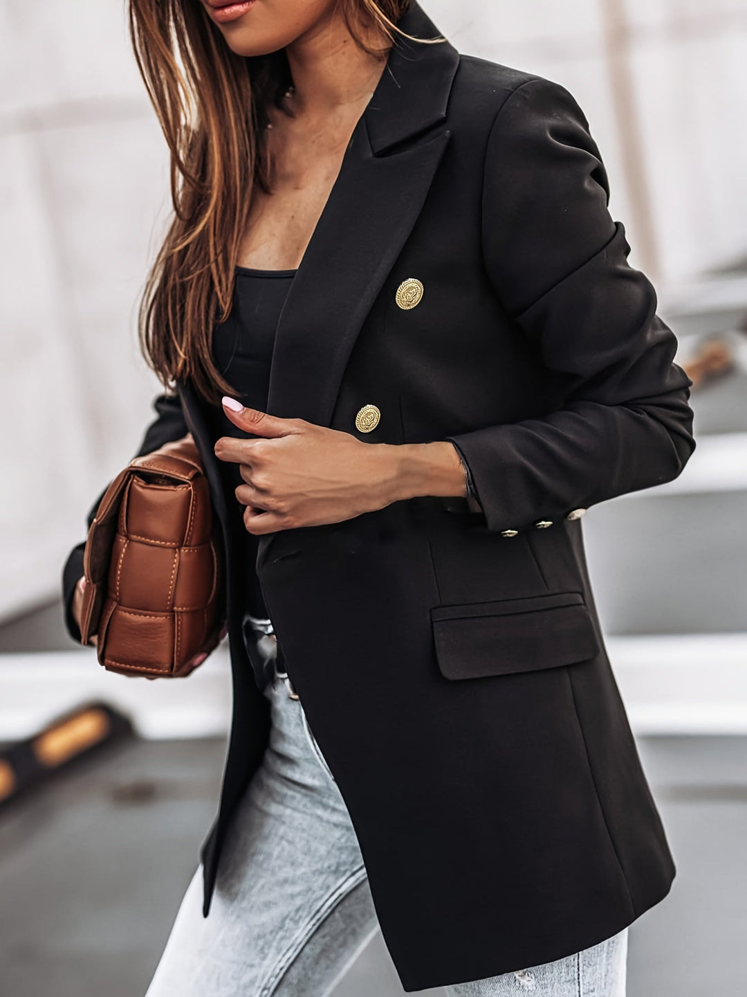 Fiona | Women’s Casual Workwear Button Blazer