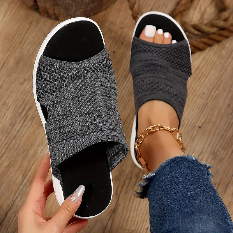 Rose | Womens Orthopedic Slip On Slide Sandals
