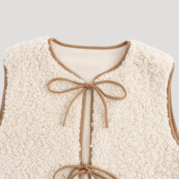 Alyssa | Women’s Spring Tie-Front Cozy Vest