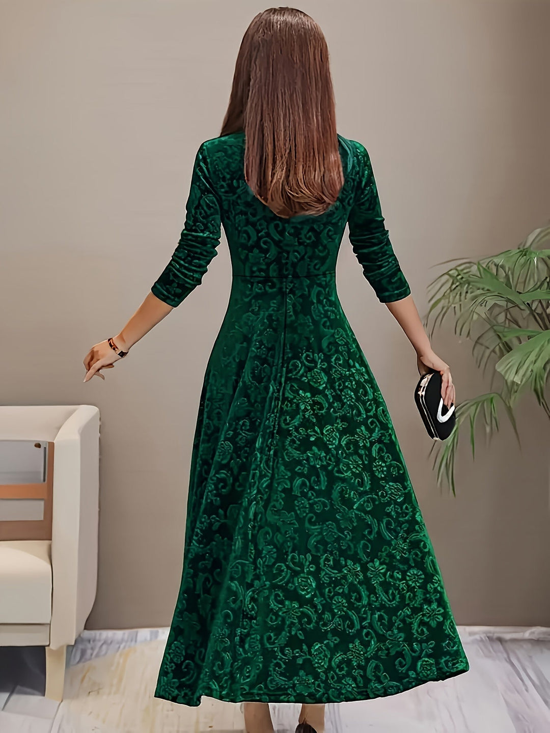 Amelia | Women’s Square Neck Party Dress