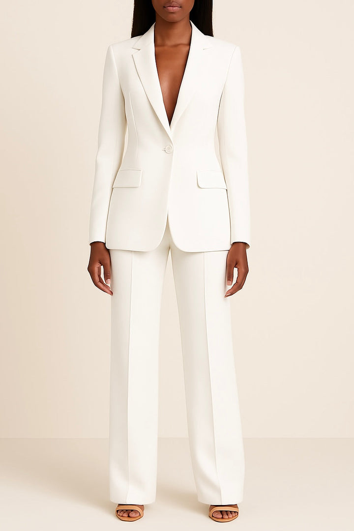 Ella | Chic Formal Suit Set with Tailored Long Blazer for Women