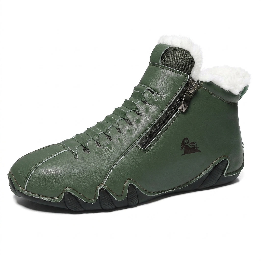 Olivia | Women's Orthopedic Faux-Fur Lined Lace-Up Winter Ankle Boots