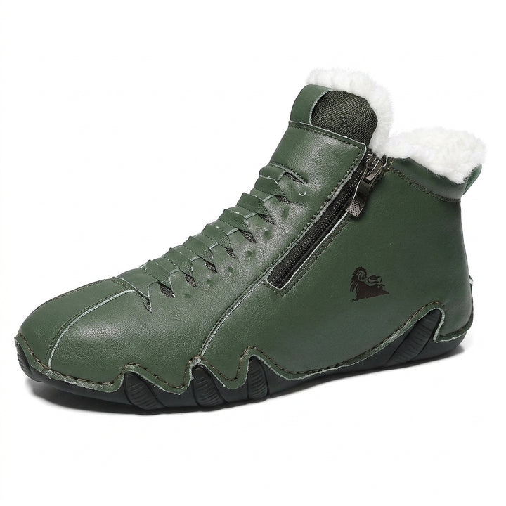 Olivia | Women's Orthopedic Faux-Fur Lined Lace-Up Winter Ankle Boots