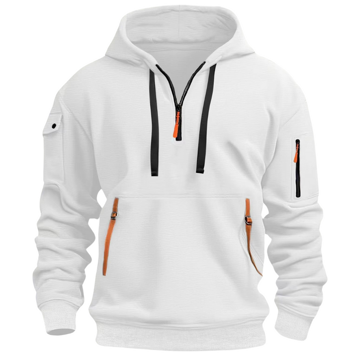 Jayden | Men’s Long Sleeve Utility Pocket Style Hoodie