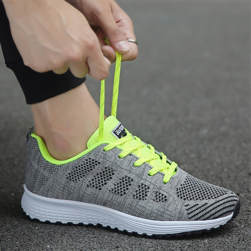 Rebecca | Womens Lace Up Casual Walking Sneakers