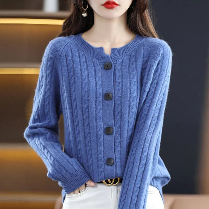 Lily | Women’s Cozy Button-Up Relaxed Fit Winter Cardigan