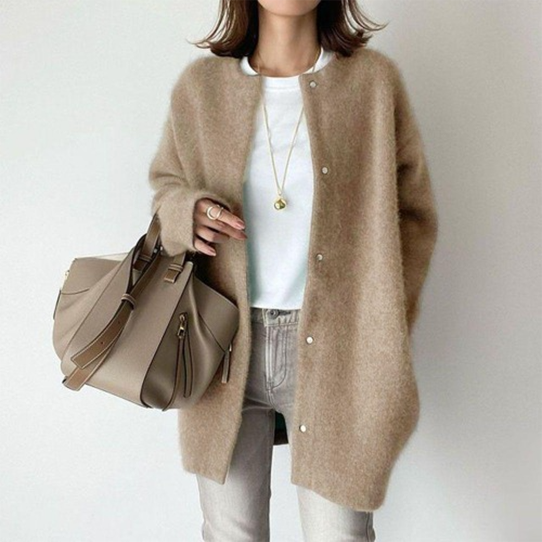 Kimberly | Women’s Elegant Relaxed Fit Warm Winter Cardigan