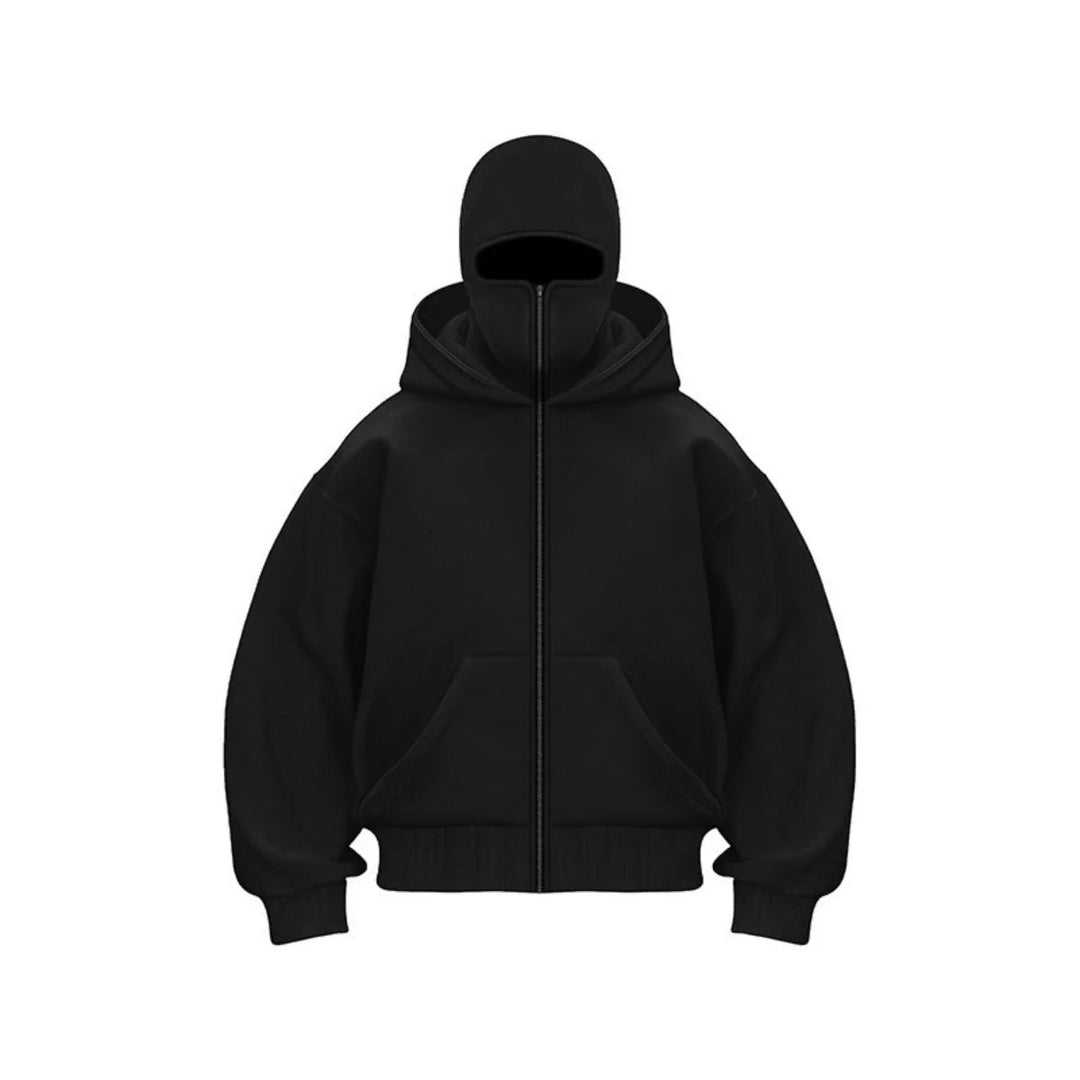 Joseph | Men’s Winter Full Zip Face Cover Hoodie Jacket
