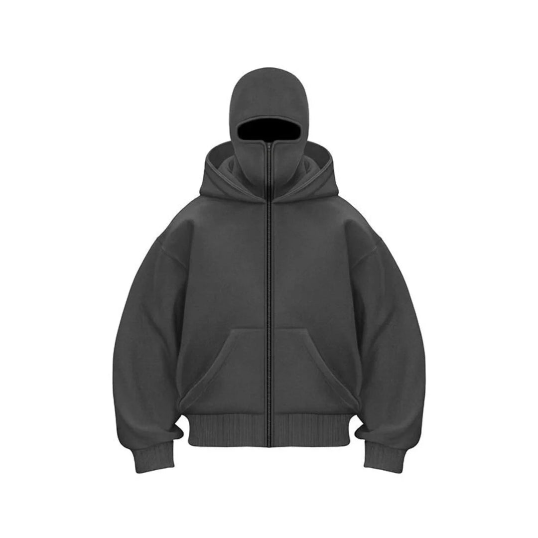 Joseph | Men’s Winter Full Zip Face Cover Hoodie Jacket