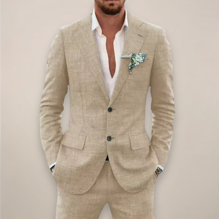 Eric | Men’s Two Piece Single Breasted Suit Set
