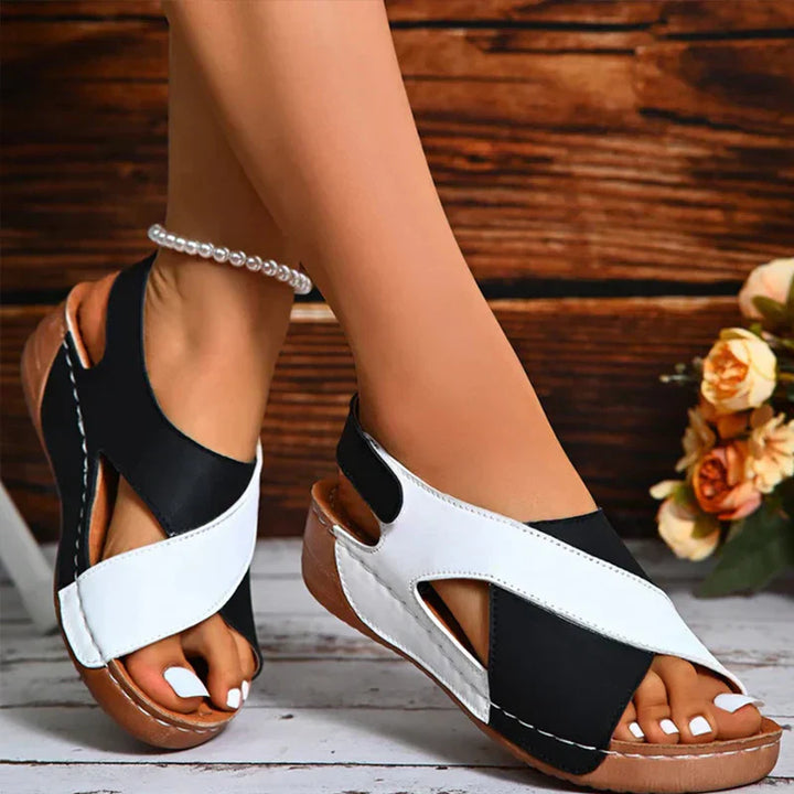 Samantha | Womens Orthopedic Cross Strap Sandals