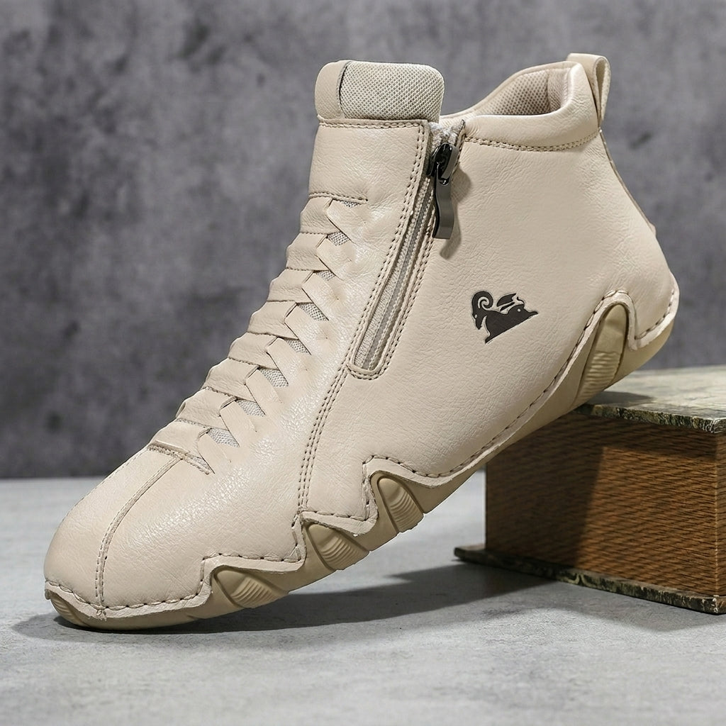 Olivia | Women's Orthopedic Faux-Fur Lined Lace-Up Winter Ankle Boots