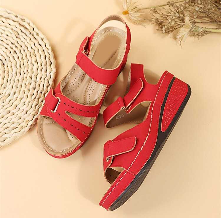 Caroline | Womens Orthopedic Strap Platform Sandals