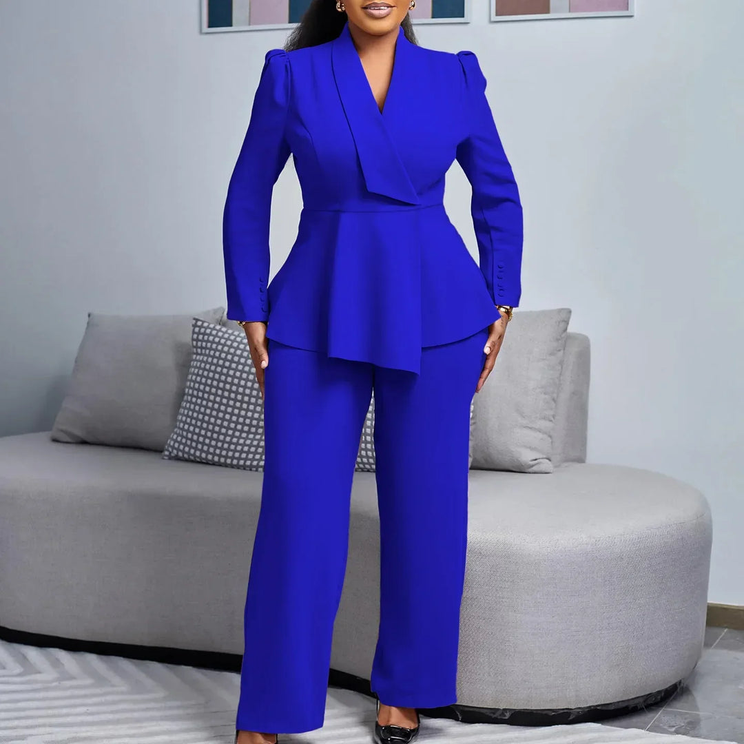 Kylie | Chic Formal Suit Set with Tailored Long Blazer for Women