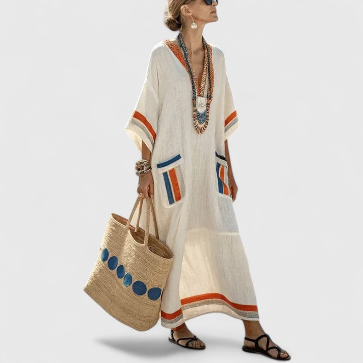 Hailey | Women's Loose Fit Pocket Maxi Dress