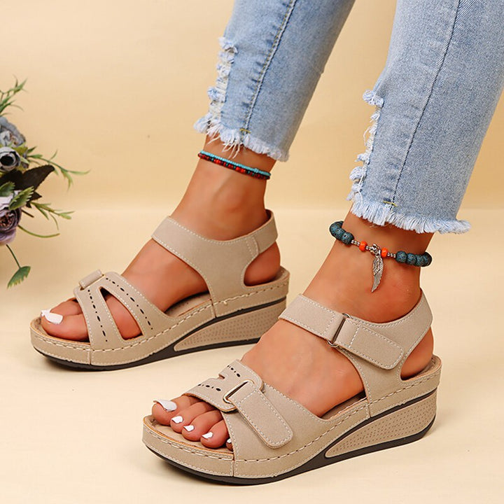 Caroline | Womens Orthopedic Strap Platform Sandals