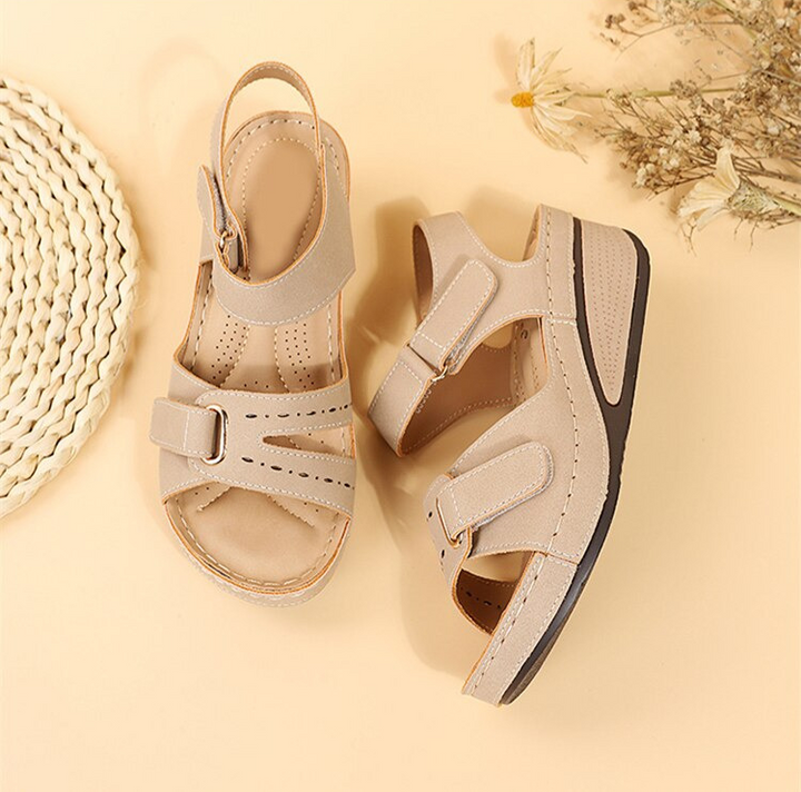 Caroline | Womens Orthopedic Strap Platform Sandals