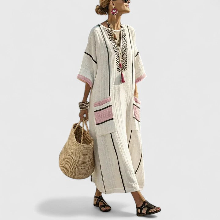Hailey | Women's Loose Fit Pocket Maxi Dress