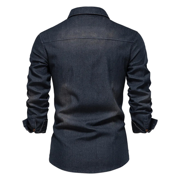 Henry | Men’s Denim Button-Up Shirt