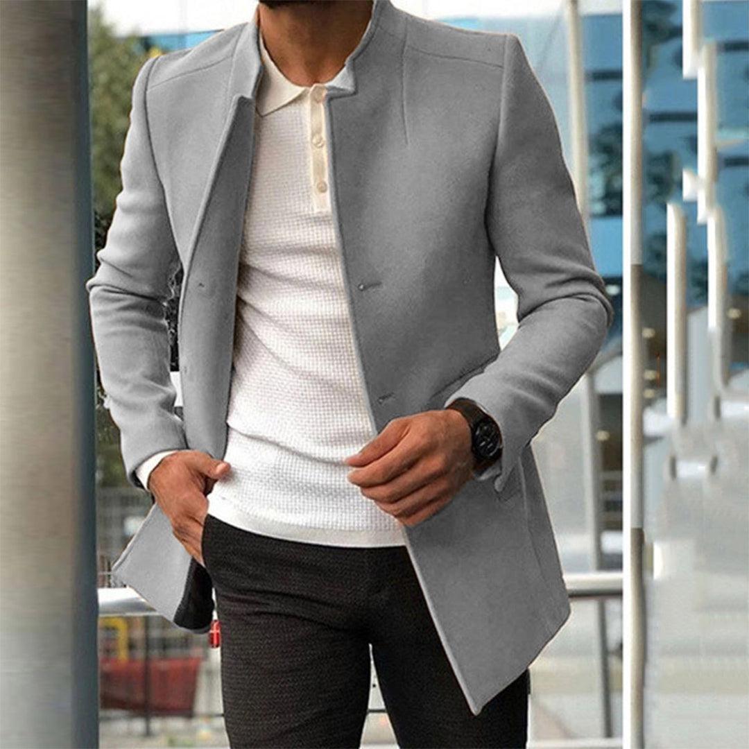 Jace | Modern Slim Fit Long Coat for Men