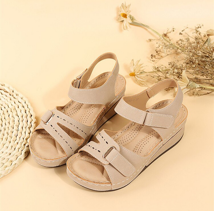 Caroline | Womens Orthopedic Strap Platform Sandals
