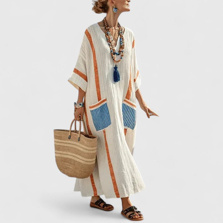 Hailey | Women's Loose Fit Pocket Maxi Dress
