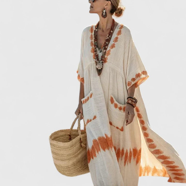 Hailey | Women's Loose Fit Pocket Maxi Dress