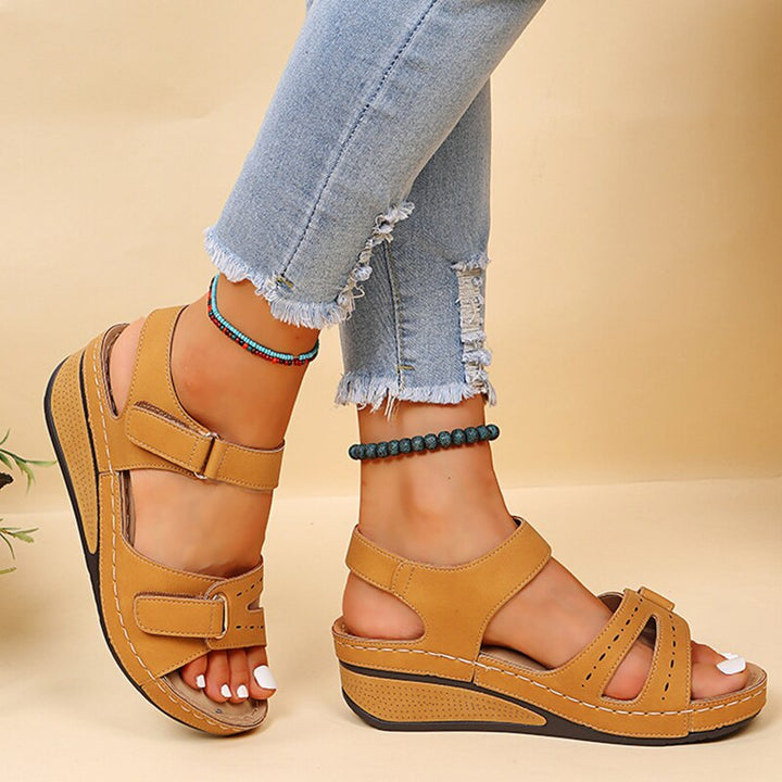 Caroline | Womens Orthopedic Strap Platform Sandals