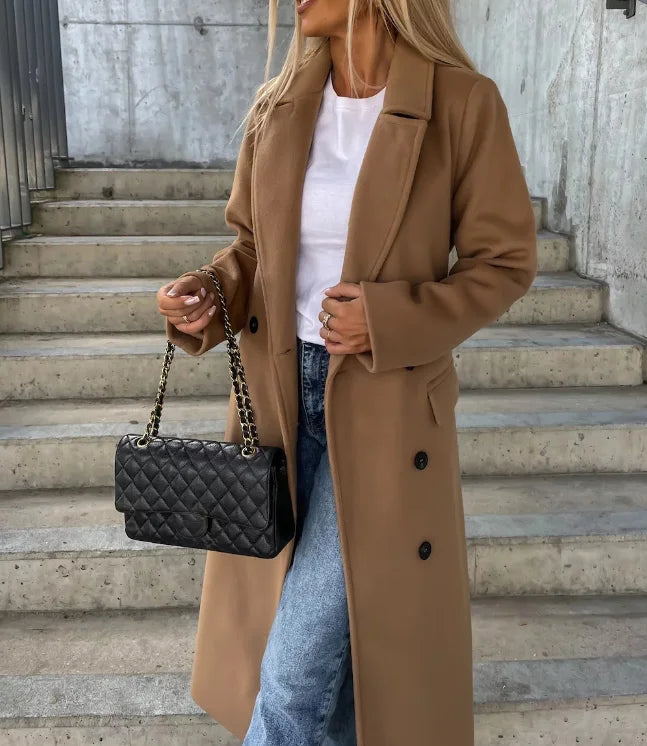 Addison | Women’s Classic Long Sleeve Trench Coat