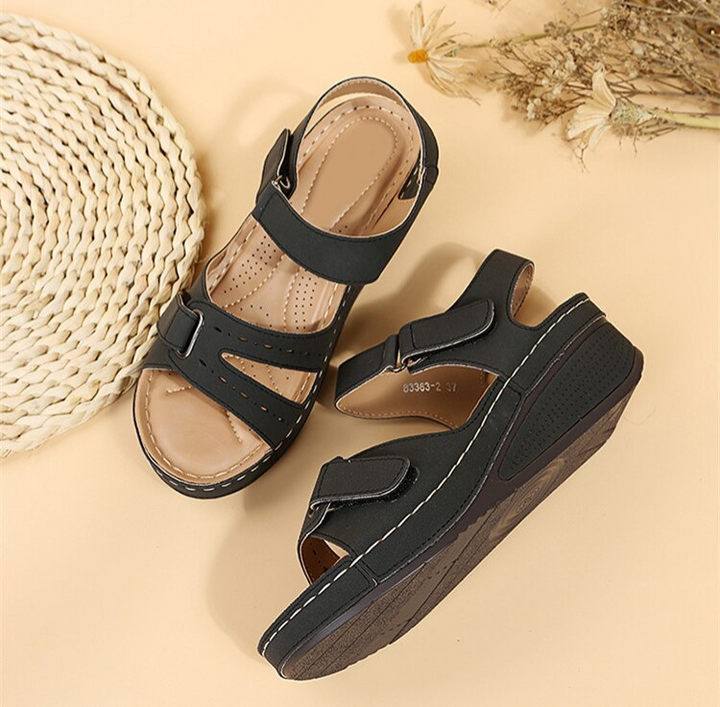 Caroline | Womens Orthopedic Strap Platform Sandals