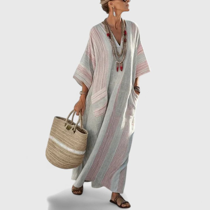 Hailey | Women's Loose Fit Pocket Maxi Dress
