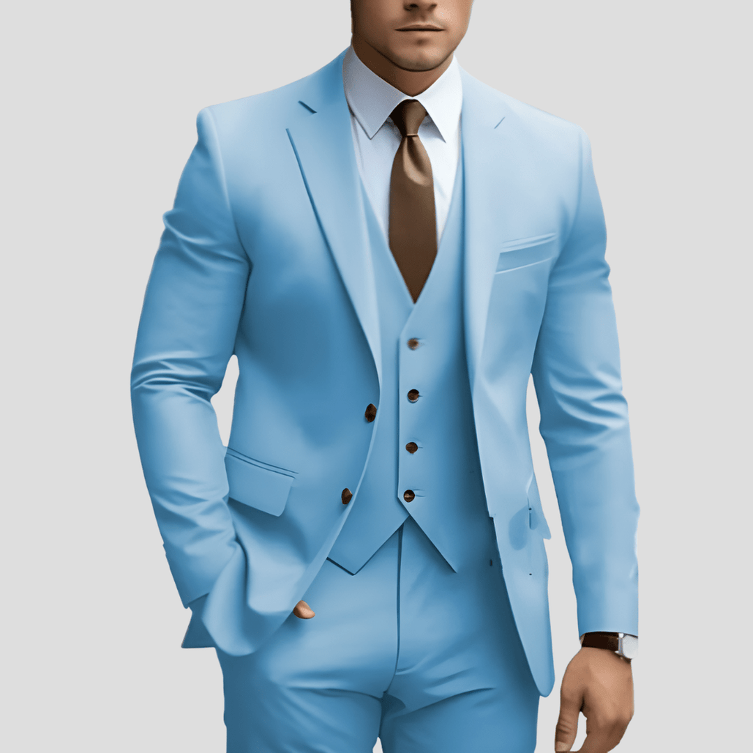 Drew | Men Three Piece Executive Formal Suit Set