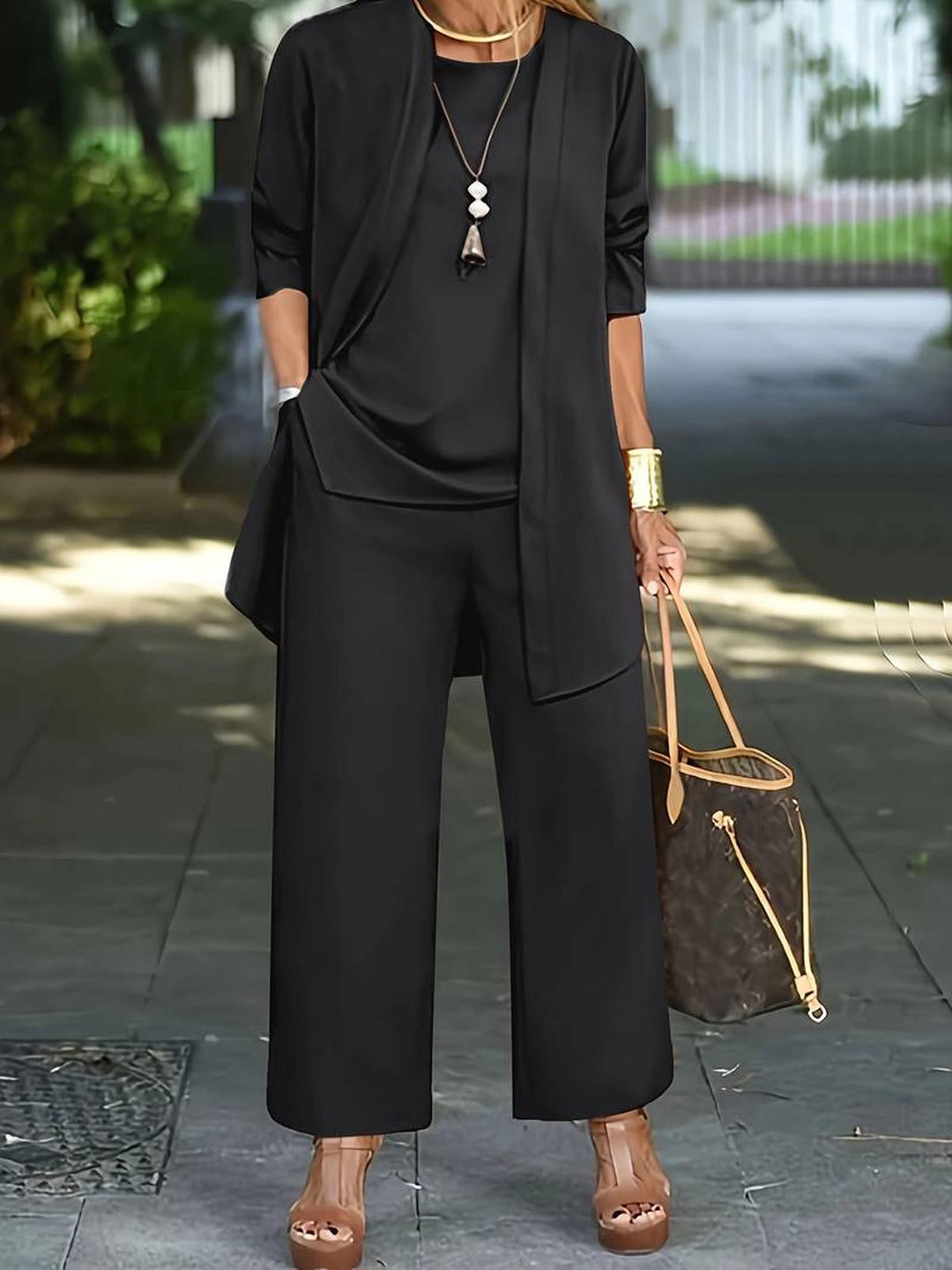 Bethany | Women Three Piece Relaxed Outfit Set