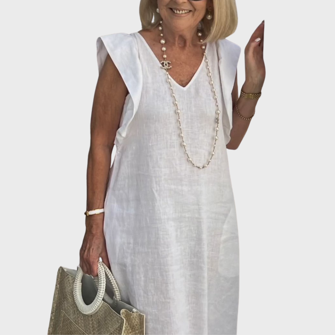 Jasmine | Women's Sleeveless Pocket Maxi Casual Dress