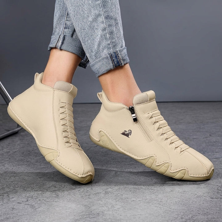 Olivia | Women's Orthopedic Faux-Fur Lined Lace-Up Winter Ankle Boots