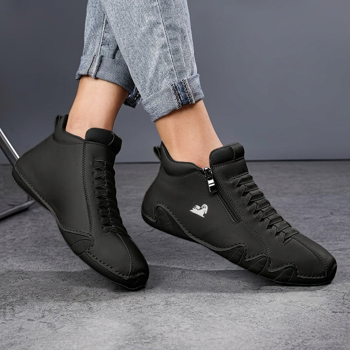 Olivia | Women's Orthopedic Faux-Fur Lined Lace-Up Winter Ankle Boots