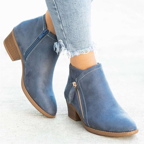 Kimberly | Women’s Zip-Up Ankle Boots