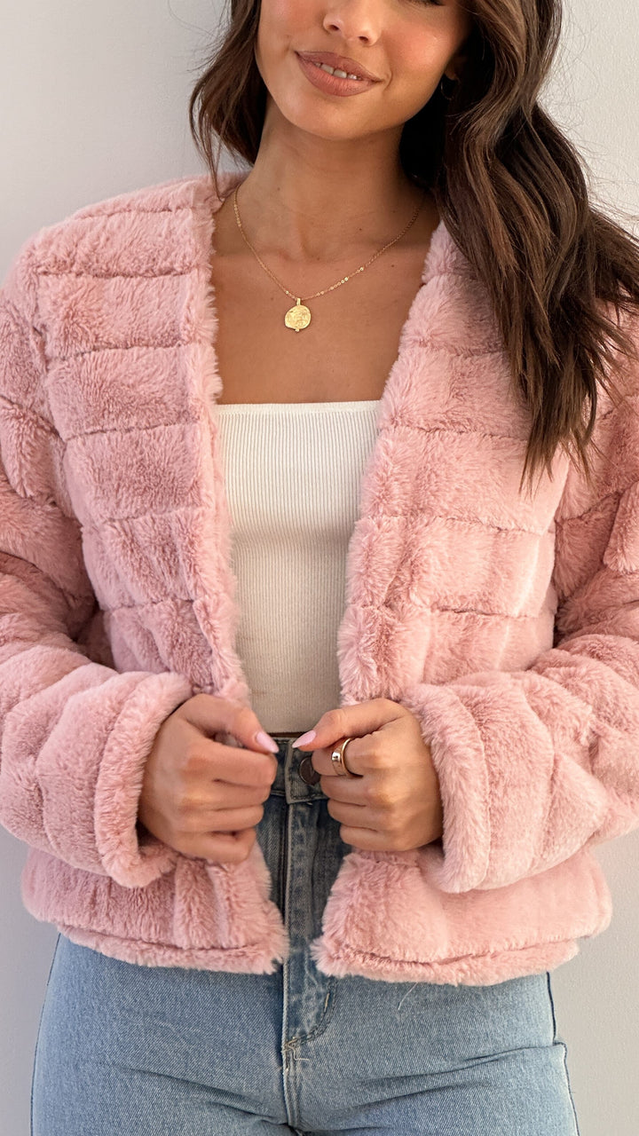 Bella | Women’s Chic Faux Fur Evening Jacket
