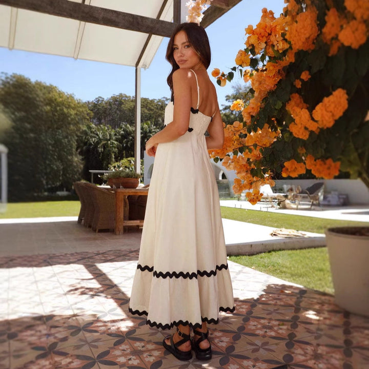 Fiona | Women’s A Line Maxi Dress Spaghetti Straps