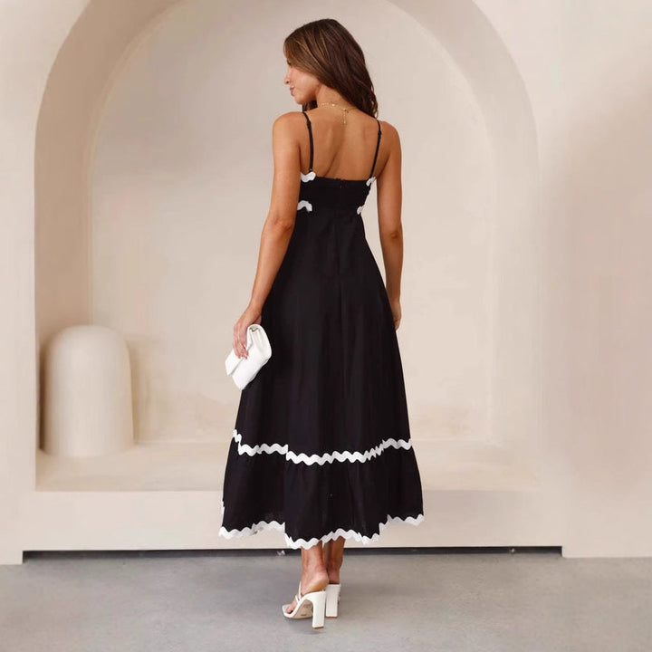 Fiona | Women’s A Line Maxi Dress Spaghetti Straps
